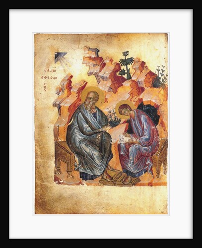 Saint John the Evangelist and Prochorus by Anonymous