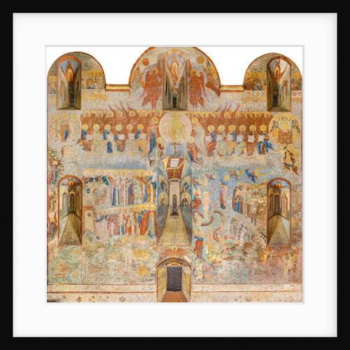 The Last Judgment. Fresco of the Saint Sophia Cathedral, Vologda, 17th century by Anonymous