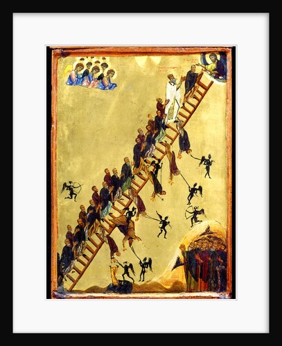 Heavenly Ladder of Saint John Climacus, 12th century by Anonymous