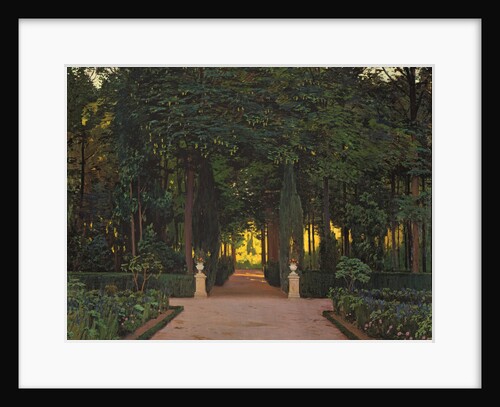 Gardens at Aranjuez, ca 1899 by Anonymous