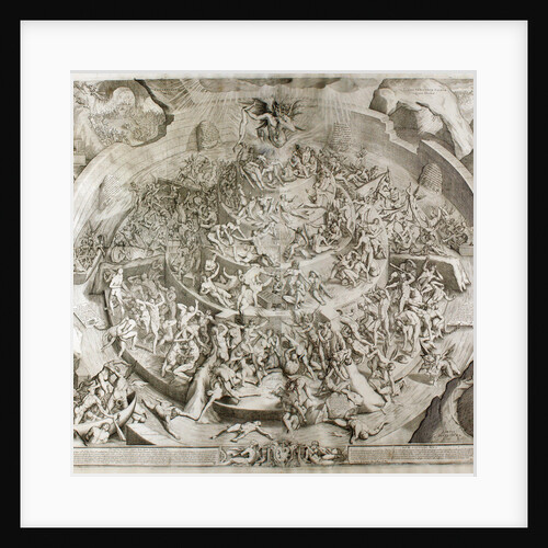 Purgatorio. Illustration to the Divine Comedy by Dante Alighieri (After drawing by Bernardino Poccet by Anonymous