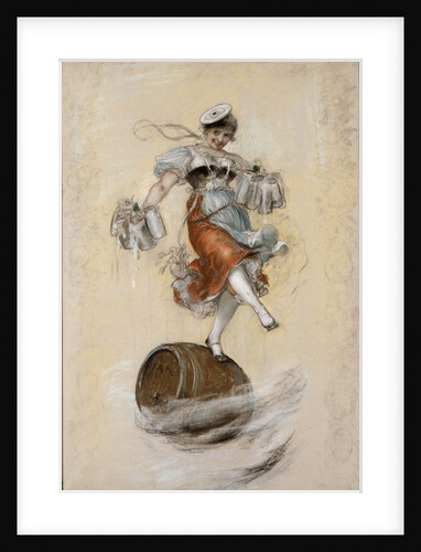 Die Schützenliesl (The shooting Liesl). Study, 1878 by Anonymous