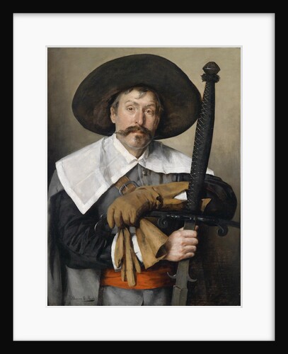 A Lansquenet with Two-Handed Sword (Costume Study), 1879 by Anonymous