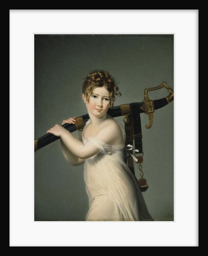 A Young Girl Carrying Her Fathers Sabre, c. 1800 by Anonymous