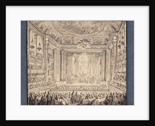 Representation of Athalie by Racine in the Opéra Royal de Versailles on the evening of 23 May 1770 by Anonymous