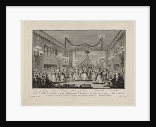May Ball given at Versailles during the Carnival of 1763, c. 1763 by Anonymous