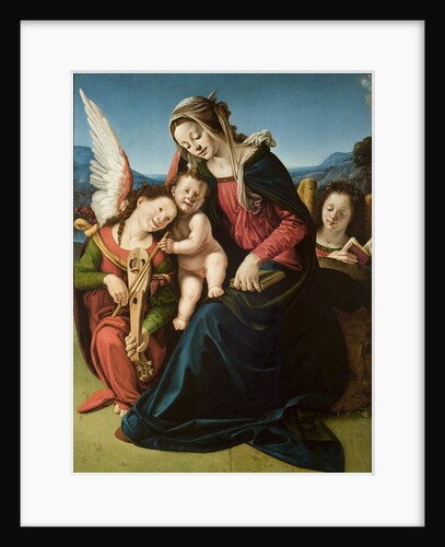 The Virgin and Child with Two Angels, ca 1507 by Anonymous