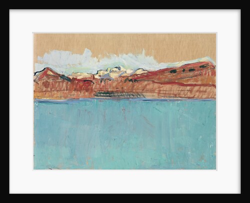 Lake Geneva with Mont Blanc in the Afternoon, 1918 by Anonymous