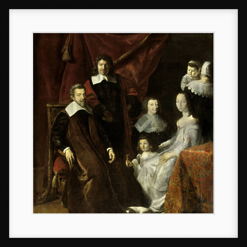 Portrait of the Family of Habert de Montmor, Mid of 17th cen by Anonymous