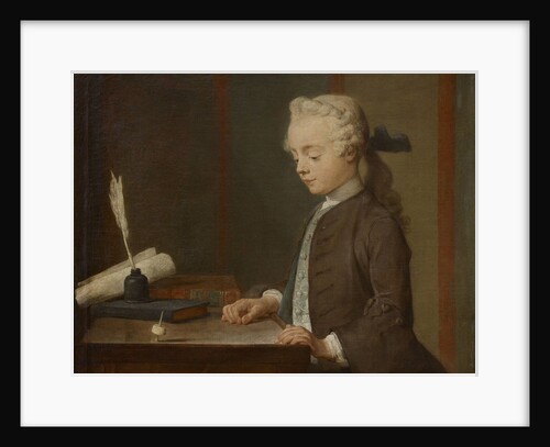 Boy with a Top (A Child with a Teetotum), 1738 by Anonymous