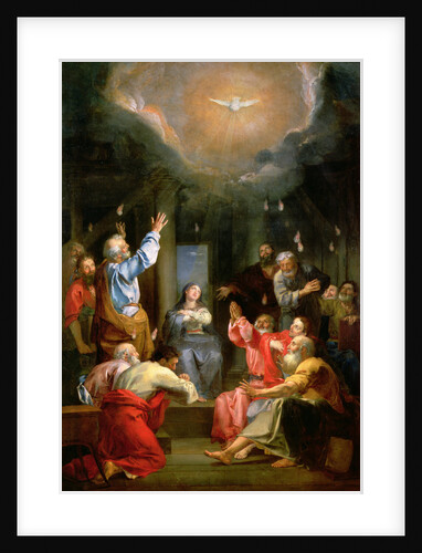 The descent of the Holy Spirit (Pentecost) by Anonymous