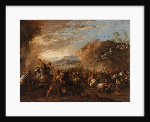 Battle between the Israelites and the Amalekites by Anonymous