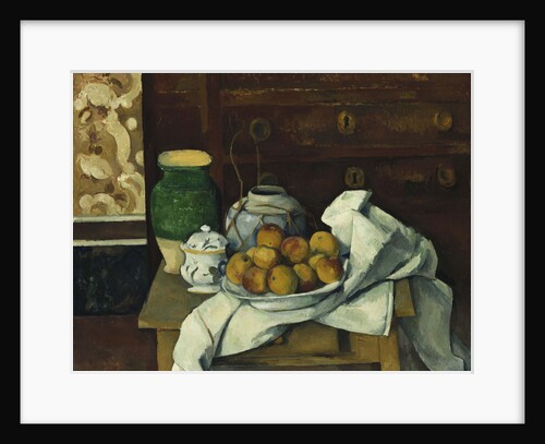 Still life with commode, ca 1883-1887 by Anonymous