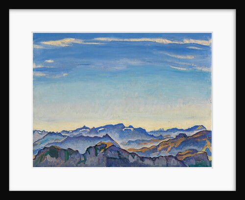 Vaud Alps seen from the Rochers de Naye, 1917 by Anonymous