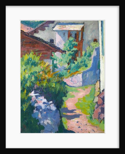 House and way in Capolago, 1921 by Anonymous
