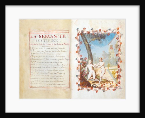 Illustration to Contes et Nouvelles by Jean de La Fontaine, Between 1750 and 1775 by Anonymous