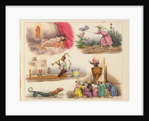 Illustration from the Series Charges et Décharges diaboliques, 1830 by Anonymous