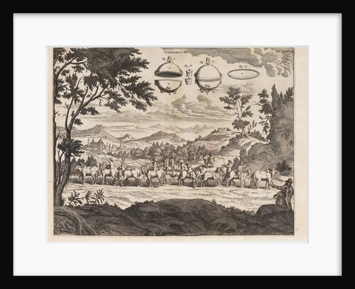 Illustration to the first edition of Experimenta Nova von Otto von Guericke, 1672 by Anonymous