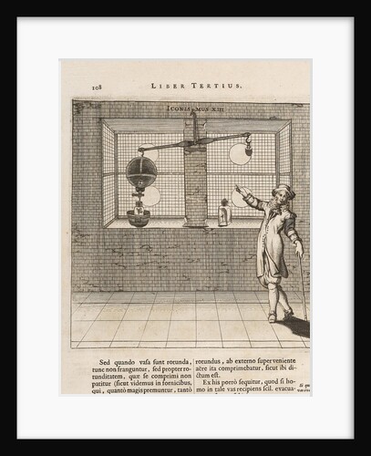 Illustration to the first edition of Experimenta Nova von Otto von Guericke, 1672 by Anonymous