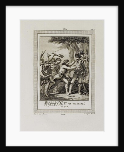 The Death of Yaropolk Svyatoslavich. 980 (From Histoire de Russie by Blin de Sainmore), 1797 by Anonymous