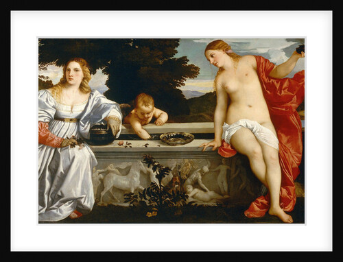 Sacred and Profane Love, ca 1515 by Anonymous