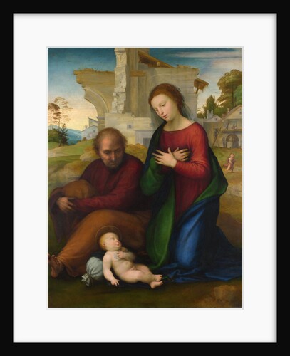 The Virgin adoring the Child with Saint Joseph, before 1511 by Anonymous