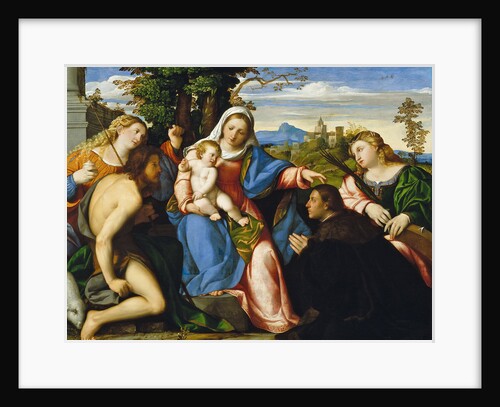 The Virgin and Child with Saints and a Donor, ca 1518-1520 by Anonymous