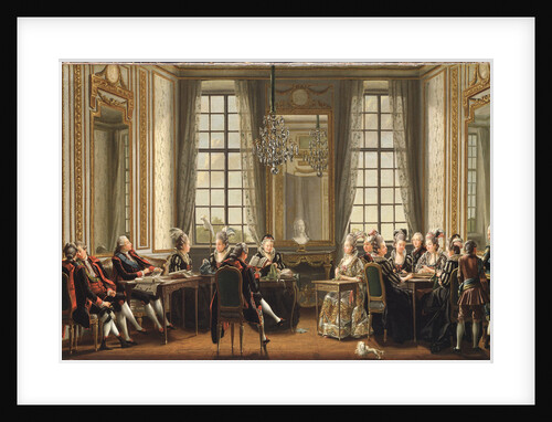 Conversation at Drottningholms Palace, 1779 by Anonymous