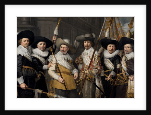 The Officers of the White Banner of Saint Sebastian militia company of The Hague, 1633 by Anonymous