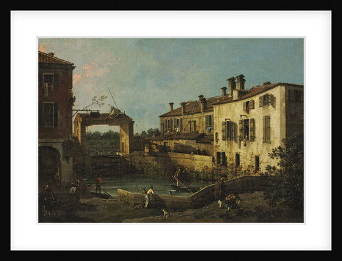 The Lock at Dolo, c. 1763 by Anonymous