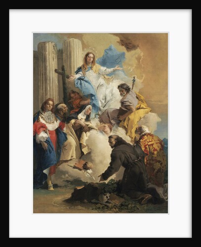 The Virgin with Six Saints, c. 1750 by Anonymous
