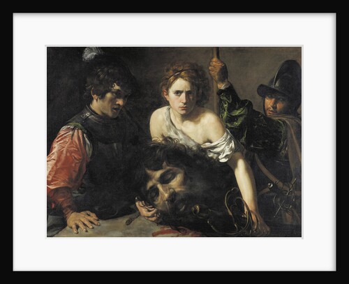 David with the Head of Goliath and two Soldiers, c. 1615 by Anonymous