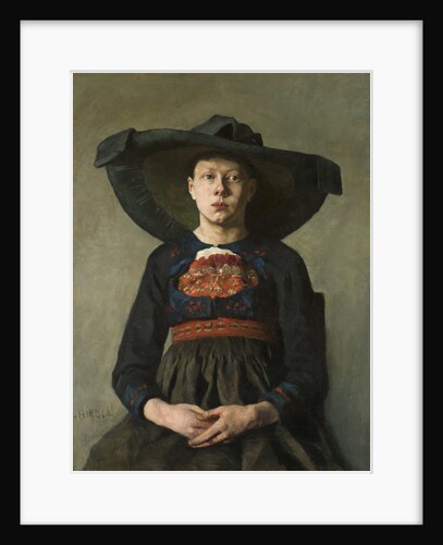 A Bavarian Peasant Girl, 1885-1887 by Anonymous