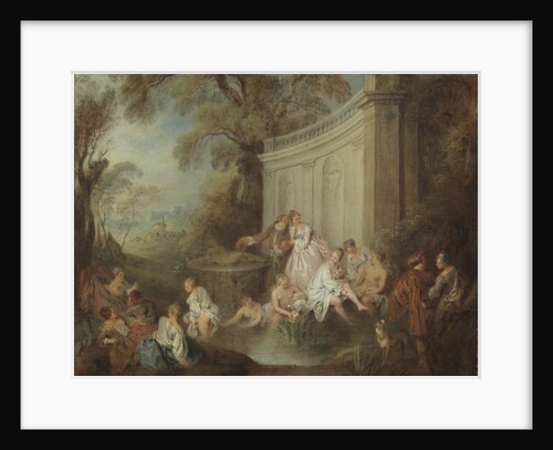 A Company Bather in a Park by Anonymous