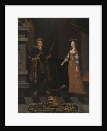 Albert III, Duke of Saxony and Sidonie of Podebrady by Anonymous