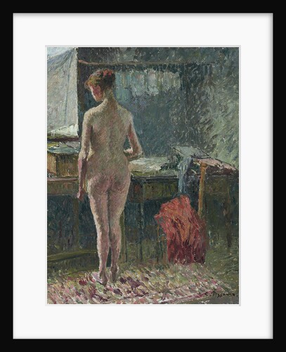 Nude woman in interior, 1895 by Anonymous