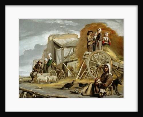 The Haycart (Return From Haymaking), 1642 by Anonymous