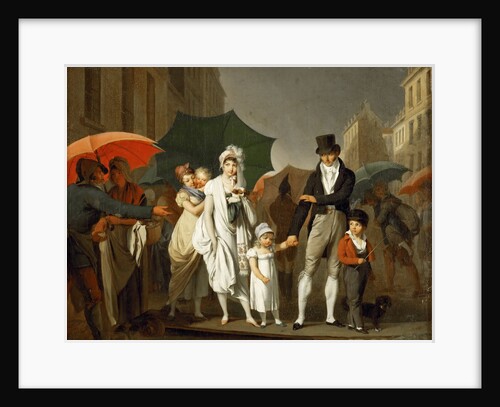 The Downpour, ca 1805 by Anonymous