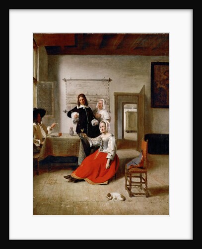 Young Woman Drinking, 1658 by Anonymous