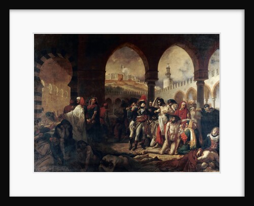 Bonaparte Visiting the Plague Victims of Jaffa, 1804 by Anonymous