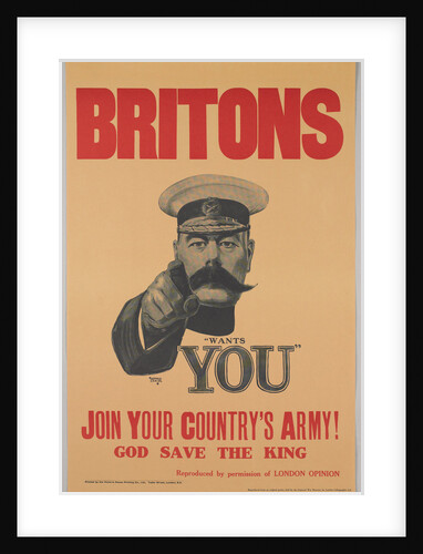 Britons, Lord Kitchener Wants You. Join Your Countrys Army!, 1914 by Anonymous