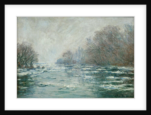 Ice Floes Near Vétheuil (La Débâcle près de Vétheuil), c. 1880 by Anonymous