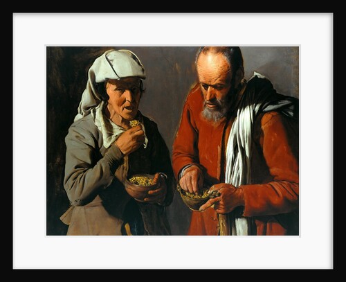 Peasant Couple eating Peas, c. 1620 by Anonymous