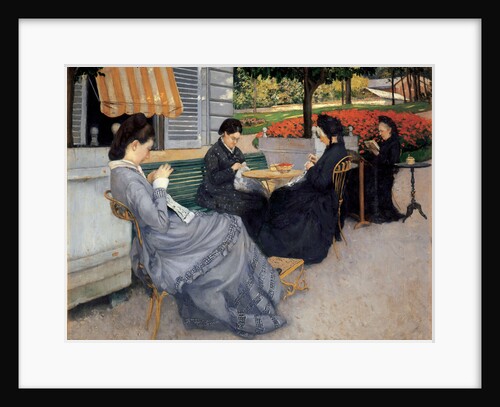 Portraits à la campagne, 1876 by Anonymous