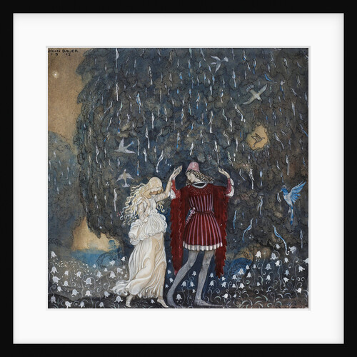 Lena Dances with the Knight. Among Gnomes and Trolls, 1915 by Anonymous