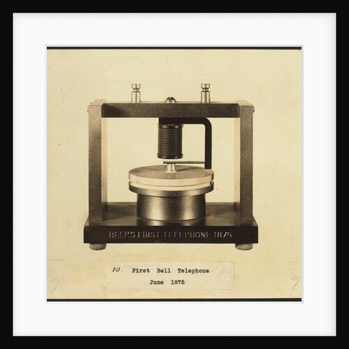 Bells first telephone, 1876 by Anonymous