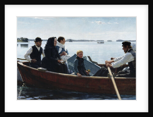Conveying a Childs Coffin, 1879 by Anonymous