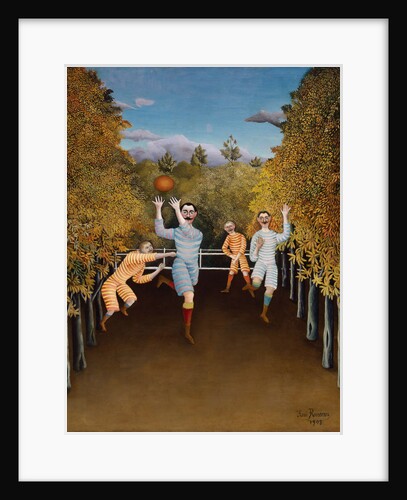 The Football Players, 1908 by Anonymous