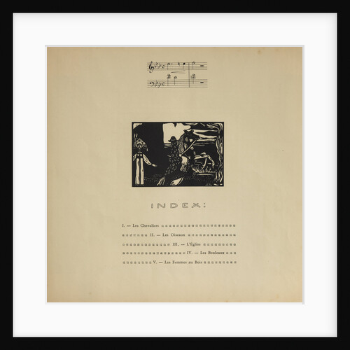 Title page (Flame) from Xylographies. Les Tendances Nouvelles, 1907 by Anonymous