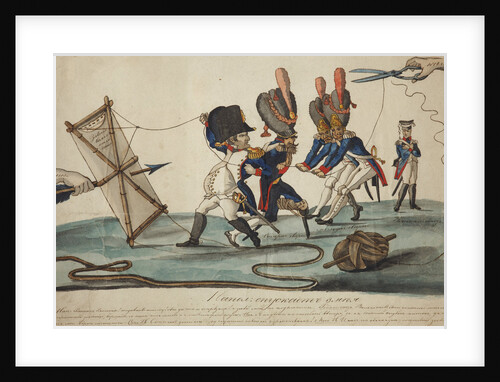 Napoleon Flying Kite, 1813 by Anonymous